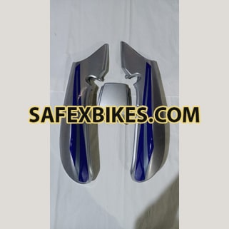 TAIL PANEL VICTOR GX SILVER WITH BLUE STICKER ZADON Motorcycle